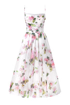 Square-Neck Ruched-Fit Back-Lace-Up Elegant Dress