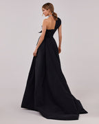 Stretch-Short-Lining Feminine-Vibe Elegant Evening Gown