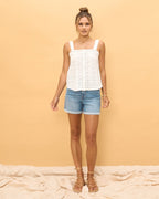 White Cami Top