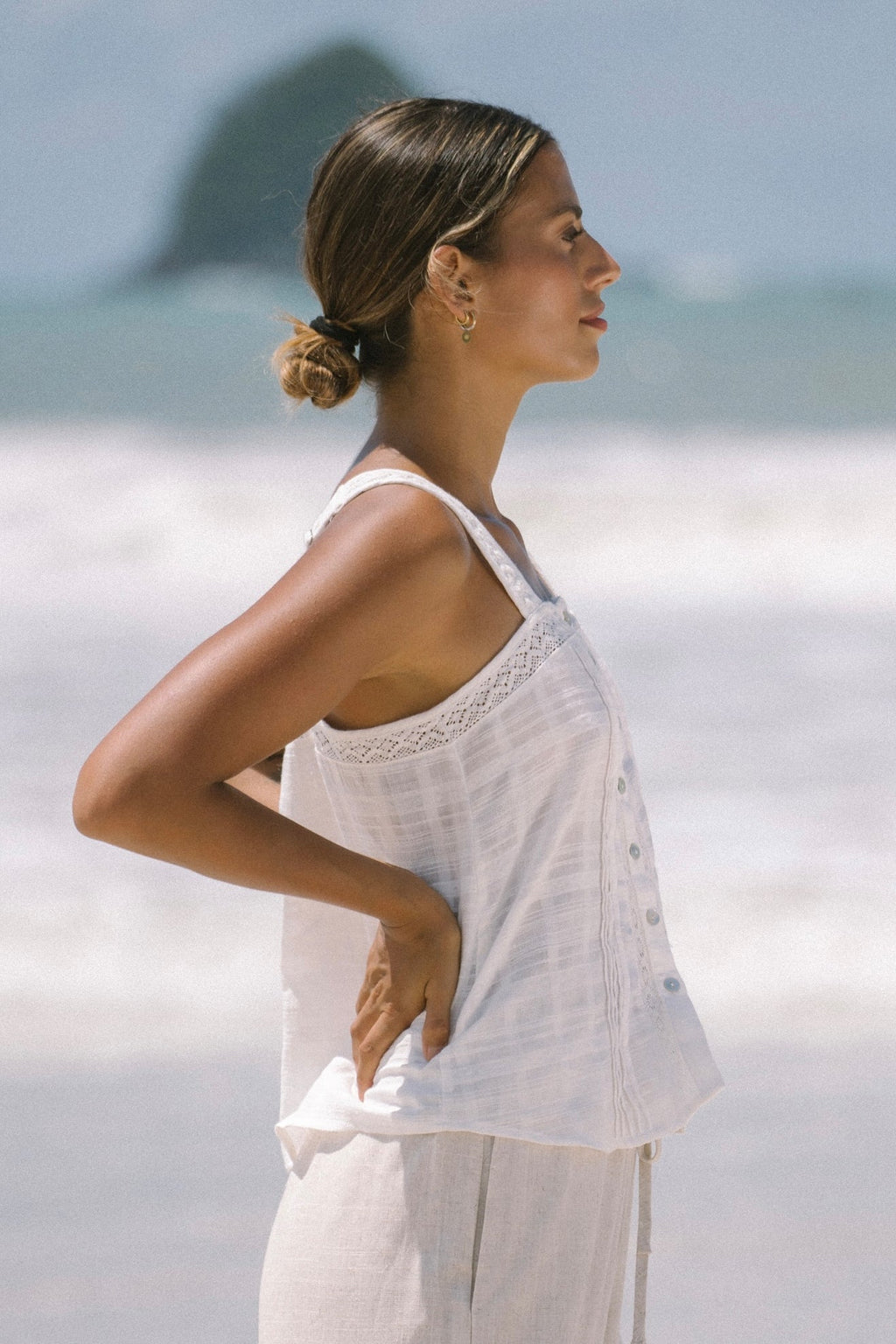 White Cami Top
