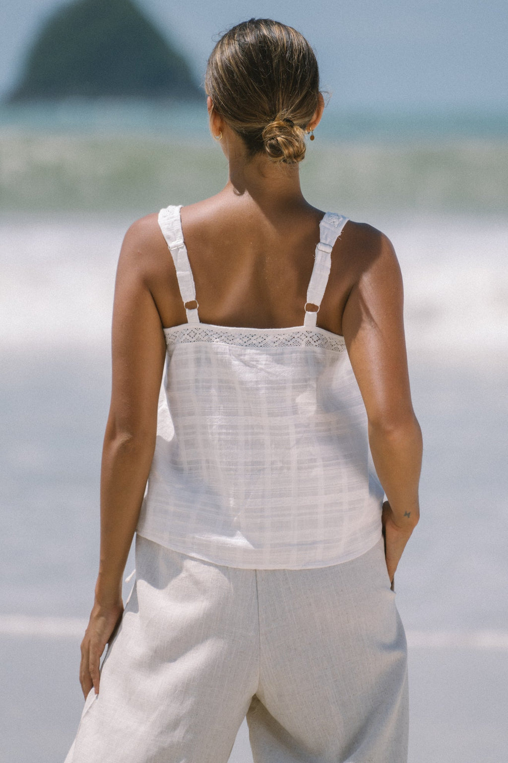 White Cami Top