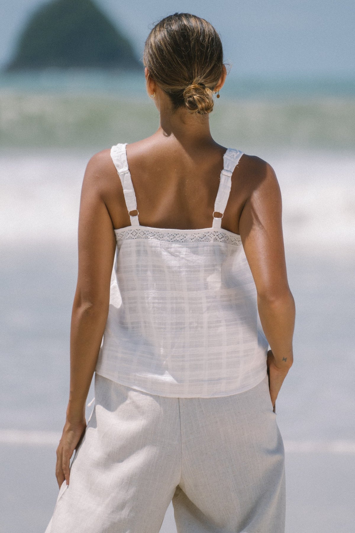 White Cami Top