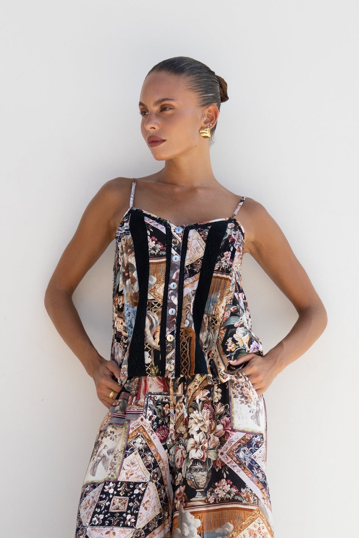 Black Abstract  Top