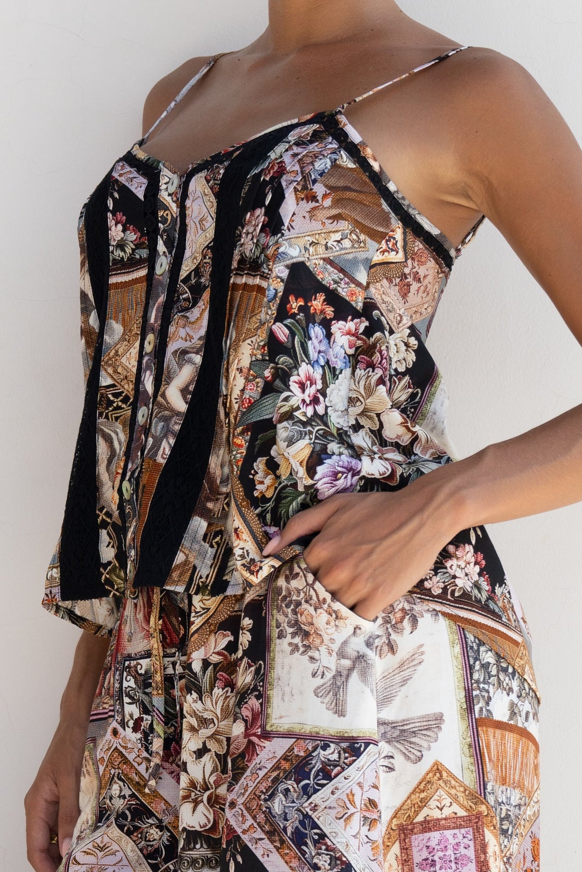 Black Abstract  Top