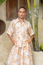 Khaki Abstract Shirt