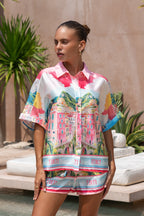 Pink Abstract Shirt