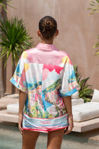 Pink Abstract Shirt