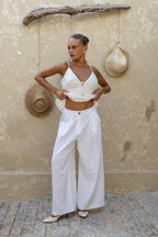 White  Lace Cami Top
