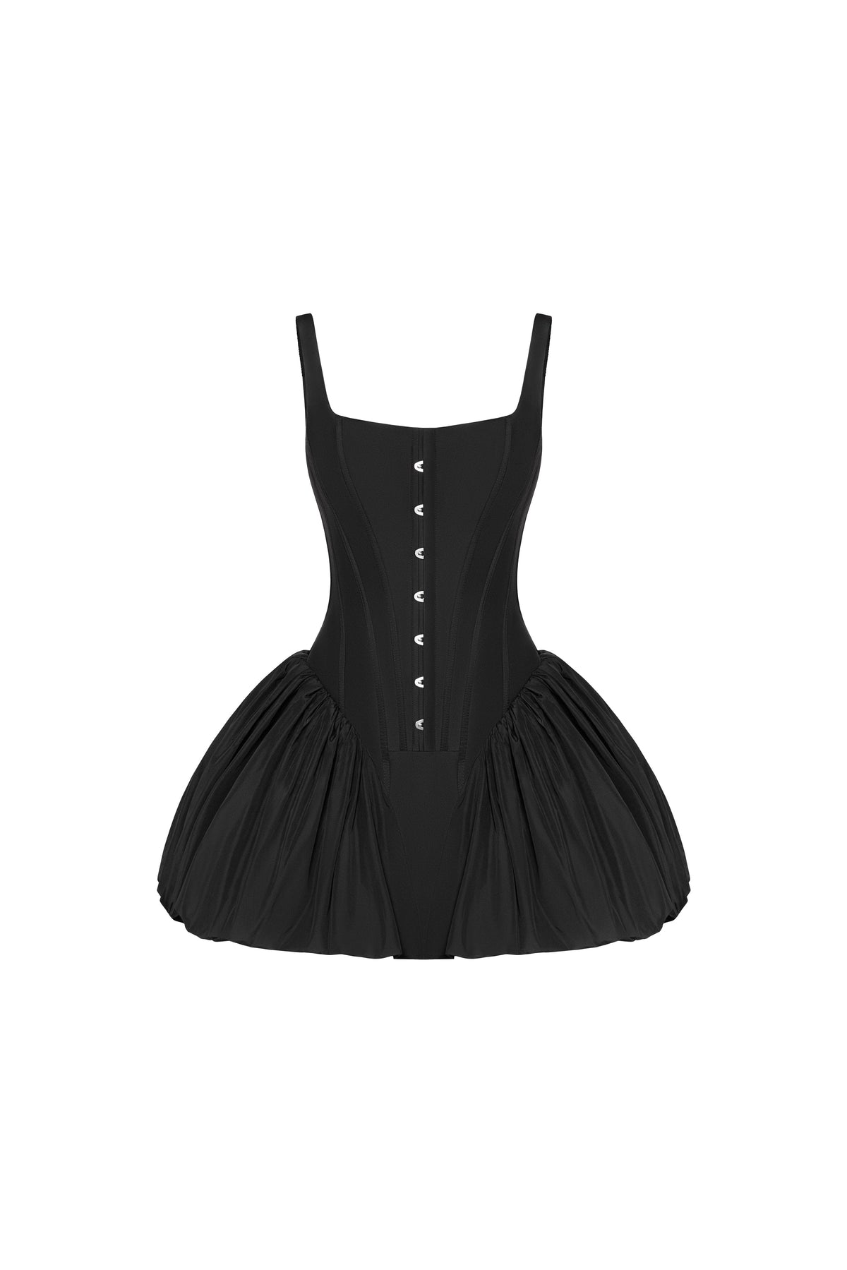 Featherlight Taffeta Retro-Vibe Vibe Short Dress