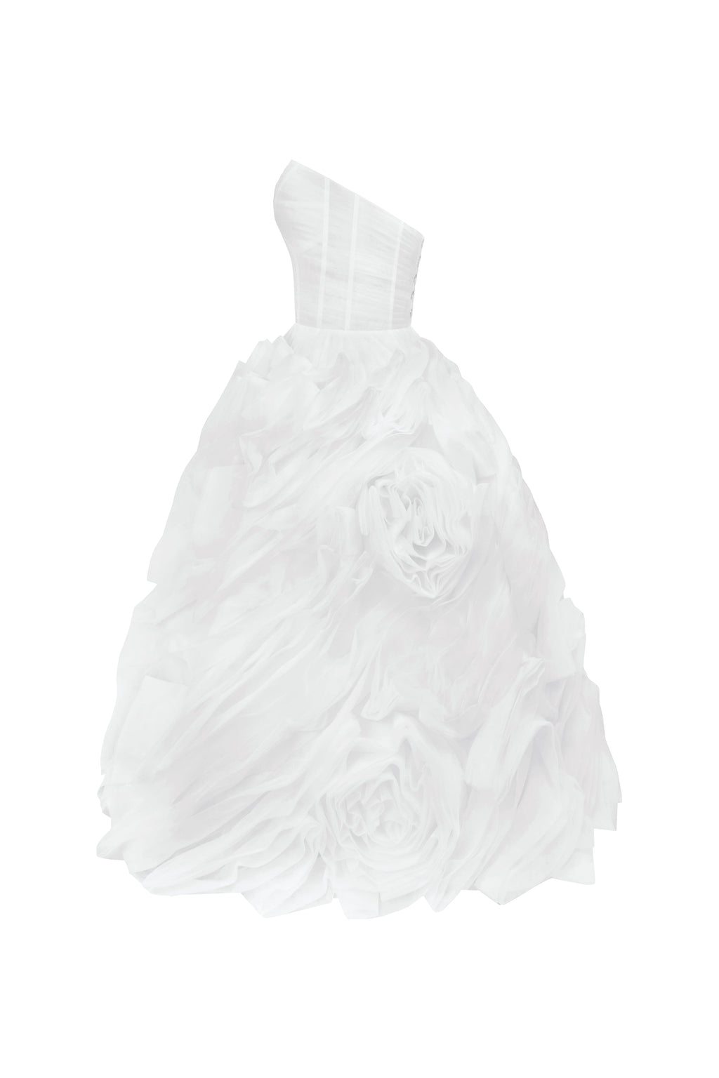 Semi-Sheer Bustier Built-Cup Lace-Up Dress