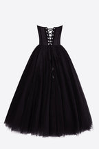 Mid-Weight Non-Stretch Romantic-Vibe Gown