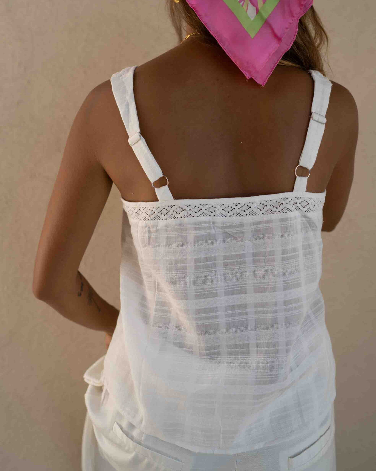 White Cami Top