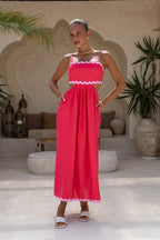 Daisy Hot Pink  Maxi Dress