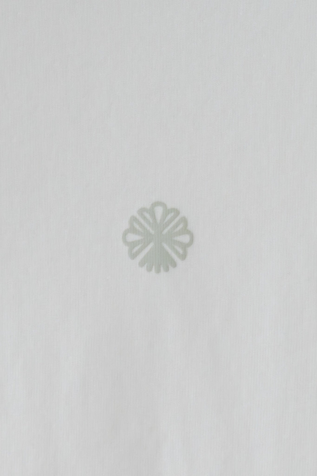 White Mini Flower Cropped T-Shirt