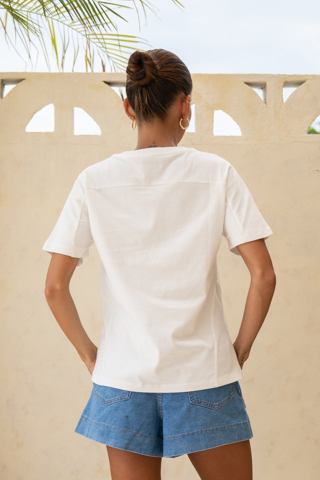 Motif White T-Shirt