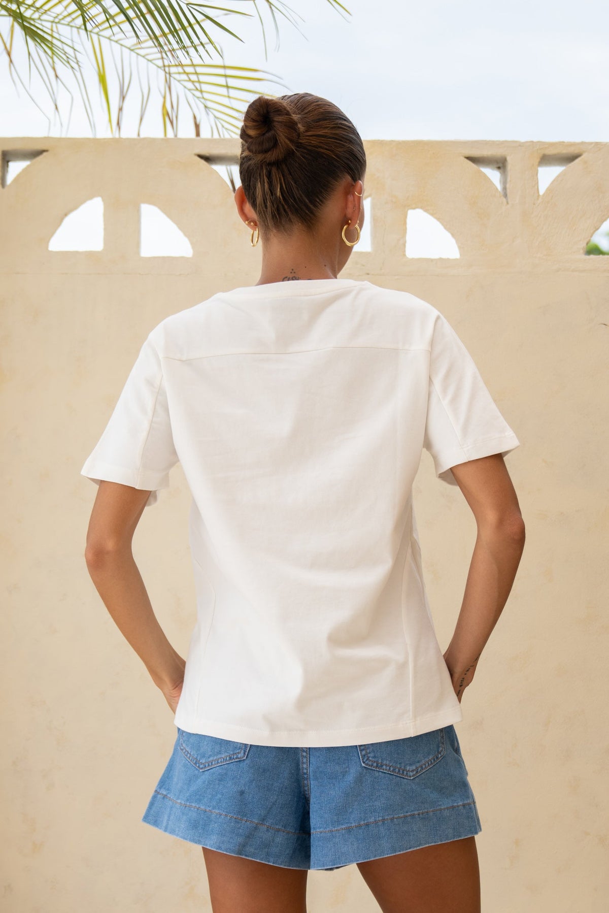 Motif White T-Shirt
