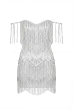 Stretch Adjustable-Length Ivory Dress