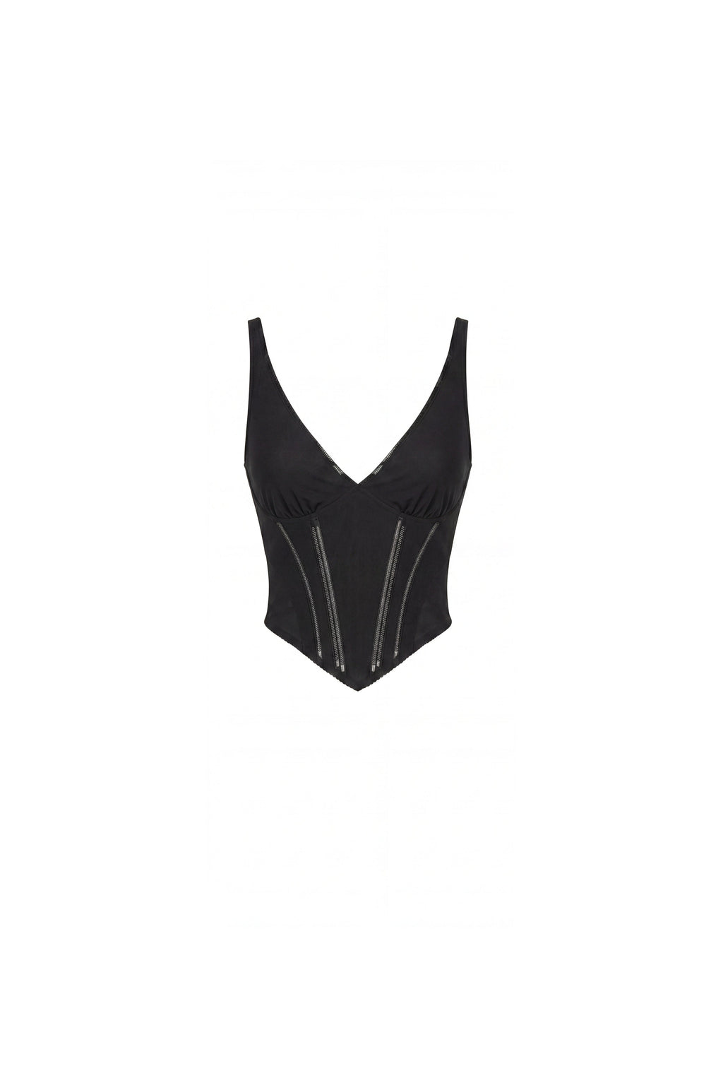 Deep V Metal Boning Versatile Corset Top