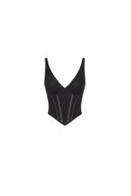 Deep V Metal Boning Versatile Corset Top