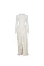 Front Slit Free Move Elegant Gown Dress
