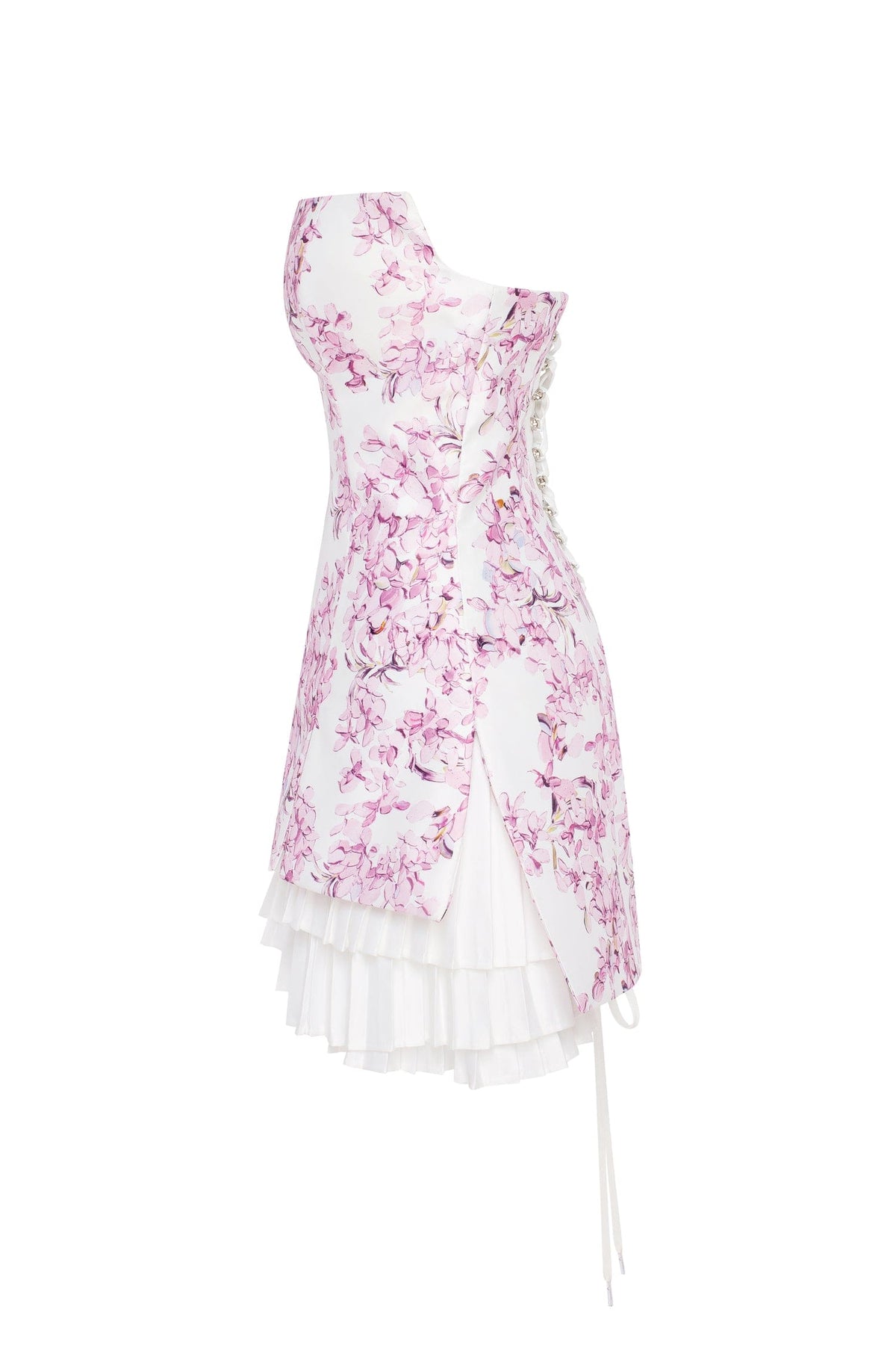 Lightweight Flirty Sakura Pink Satin Party Dress