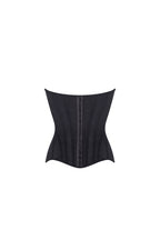 Boned Support Shaping Fitted Black Corset Top