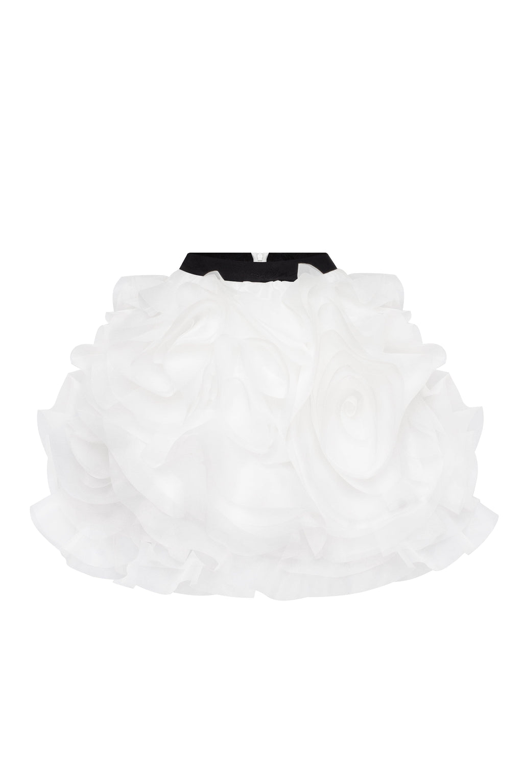 Handmade Ruffle Bridal Vibe White Skirt