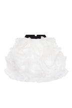 Handmade Ruffle Bridal Vibe White Skirt