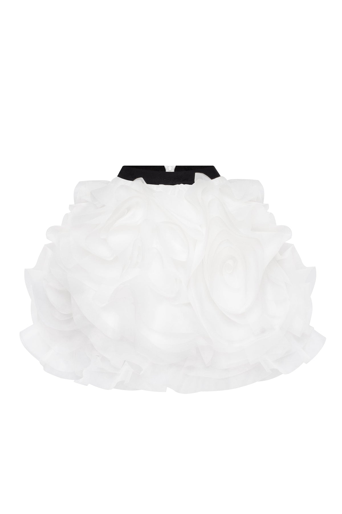 Handmade Ruffle Bridal Vibe White Skirt