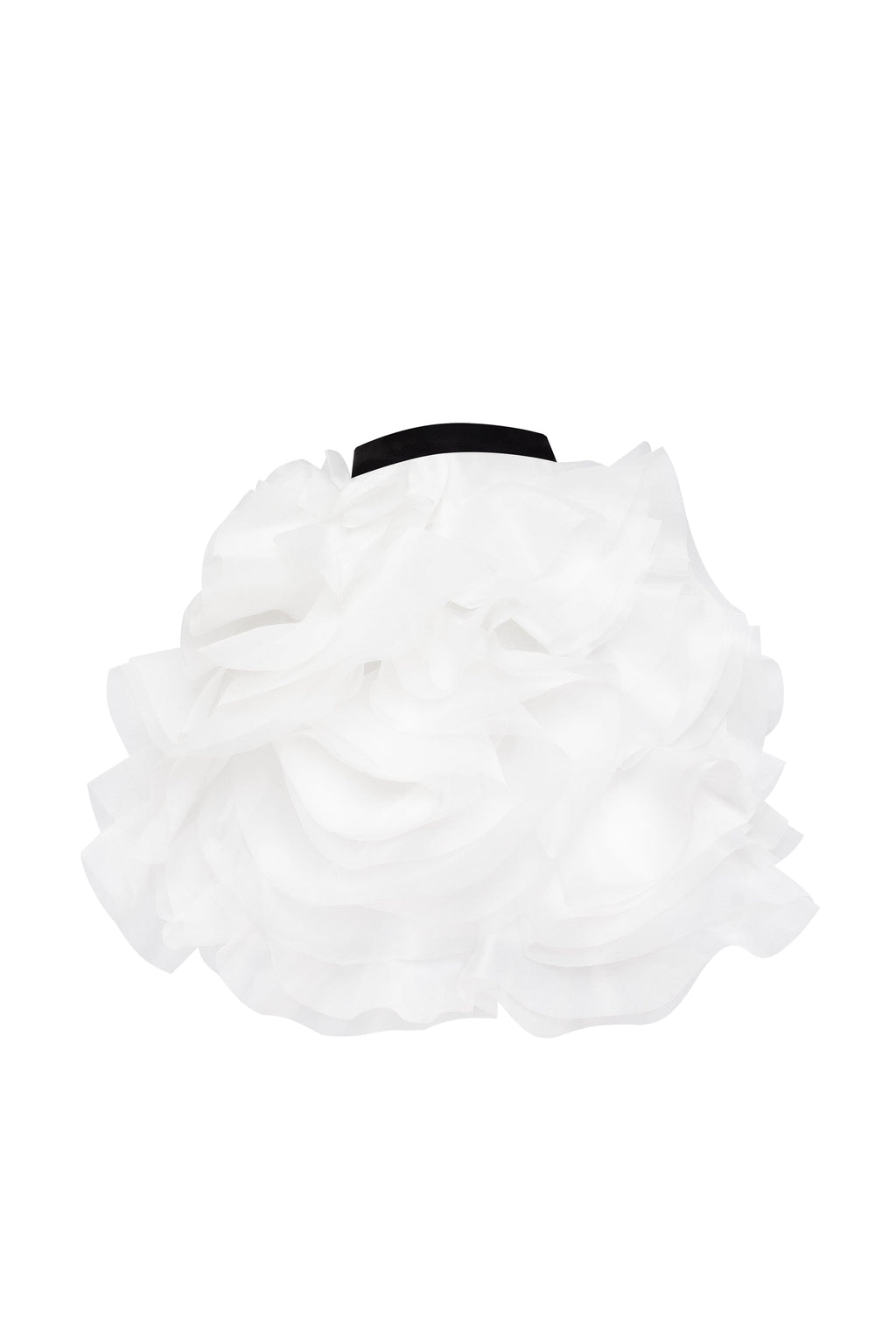 Handmade Ruffle Bridal Vibe White Skirt