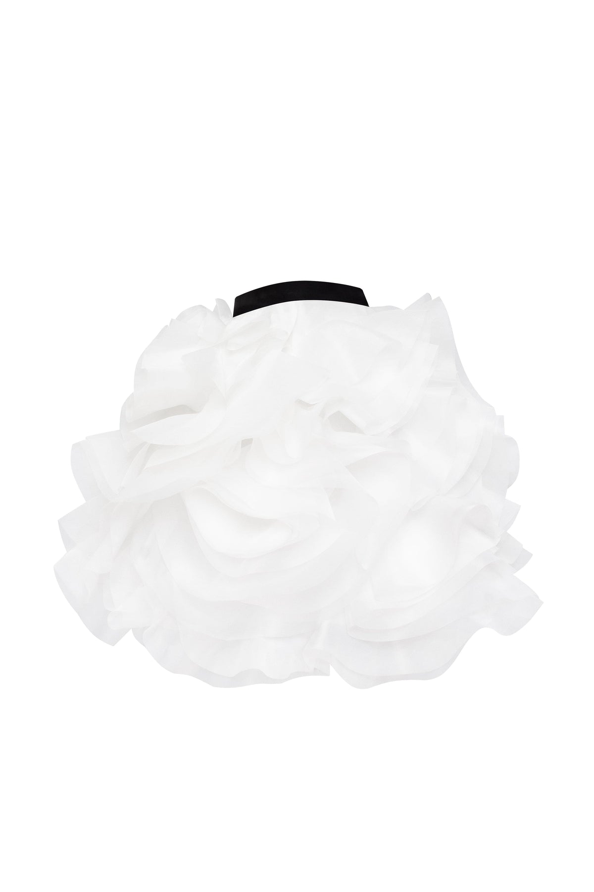 Handmade Ruffle Bridal Vibe White Skirt