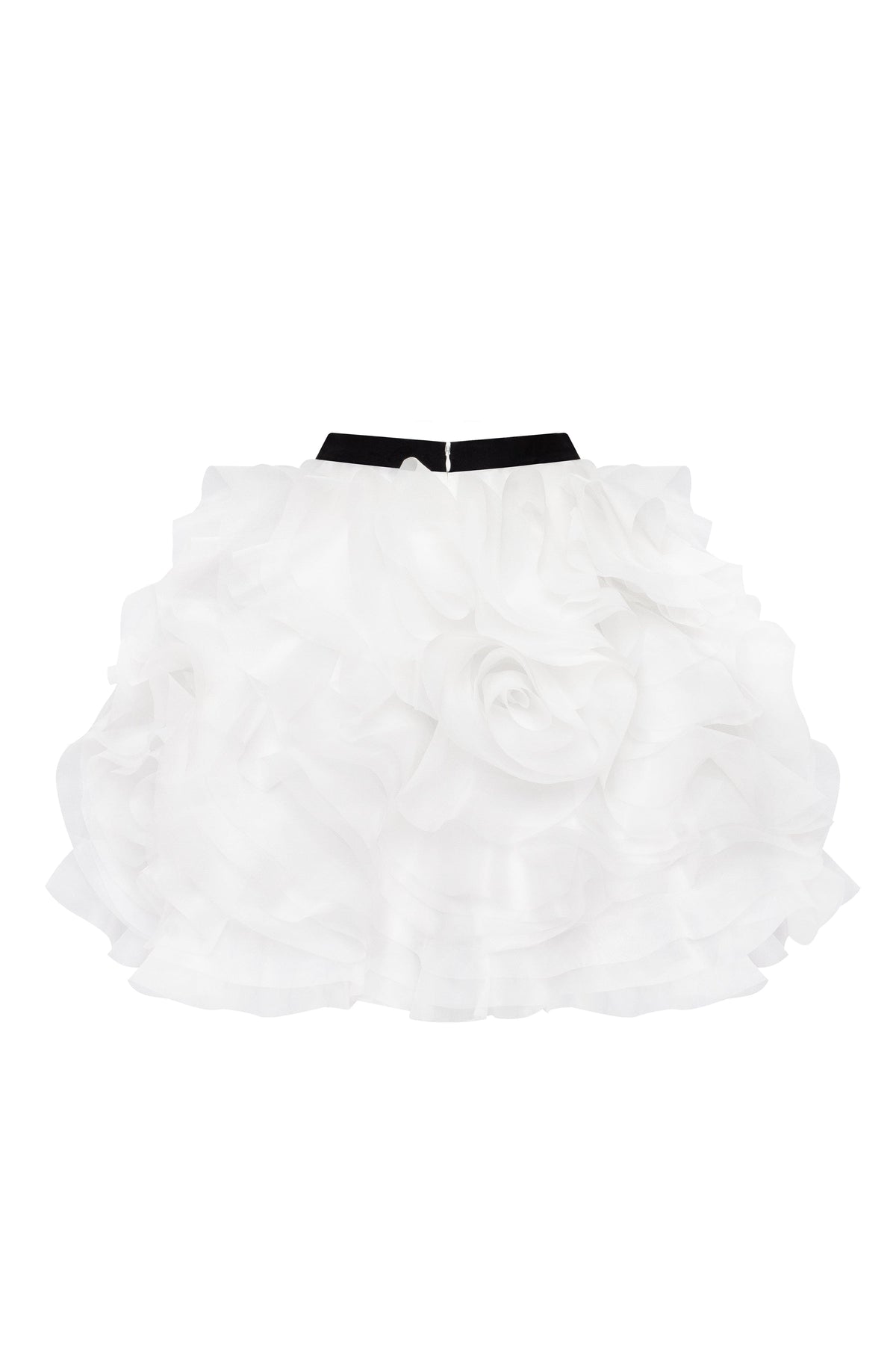 Handmade Ruffle Bridal Vibe White Skirt