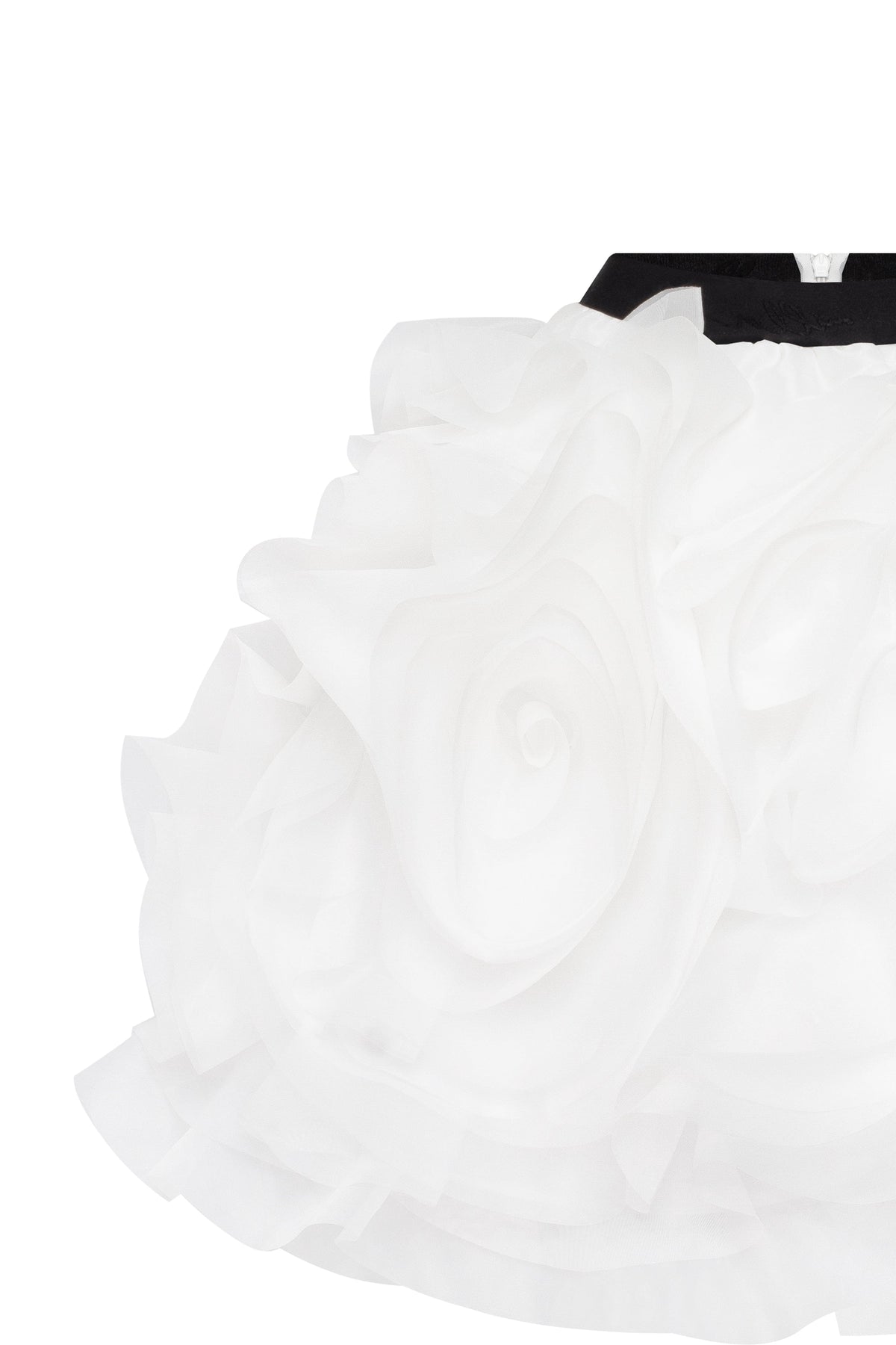 Handmade Ruffle Bridal Vibe White Skirt