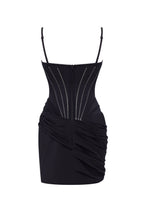 Straight Neck Hidden Hook Night Out Dress