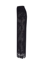 Black Floral Sheer High Waist Maxi Skirt
