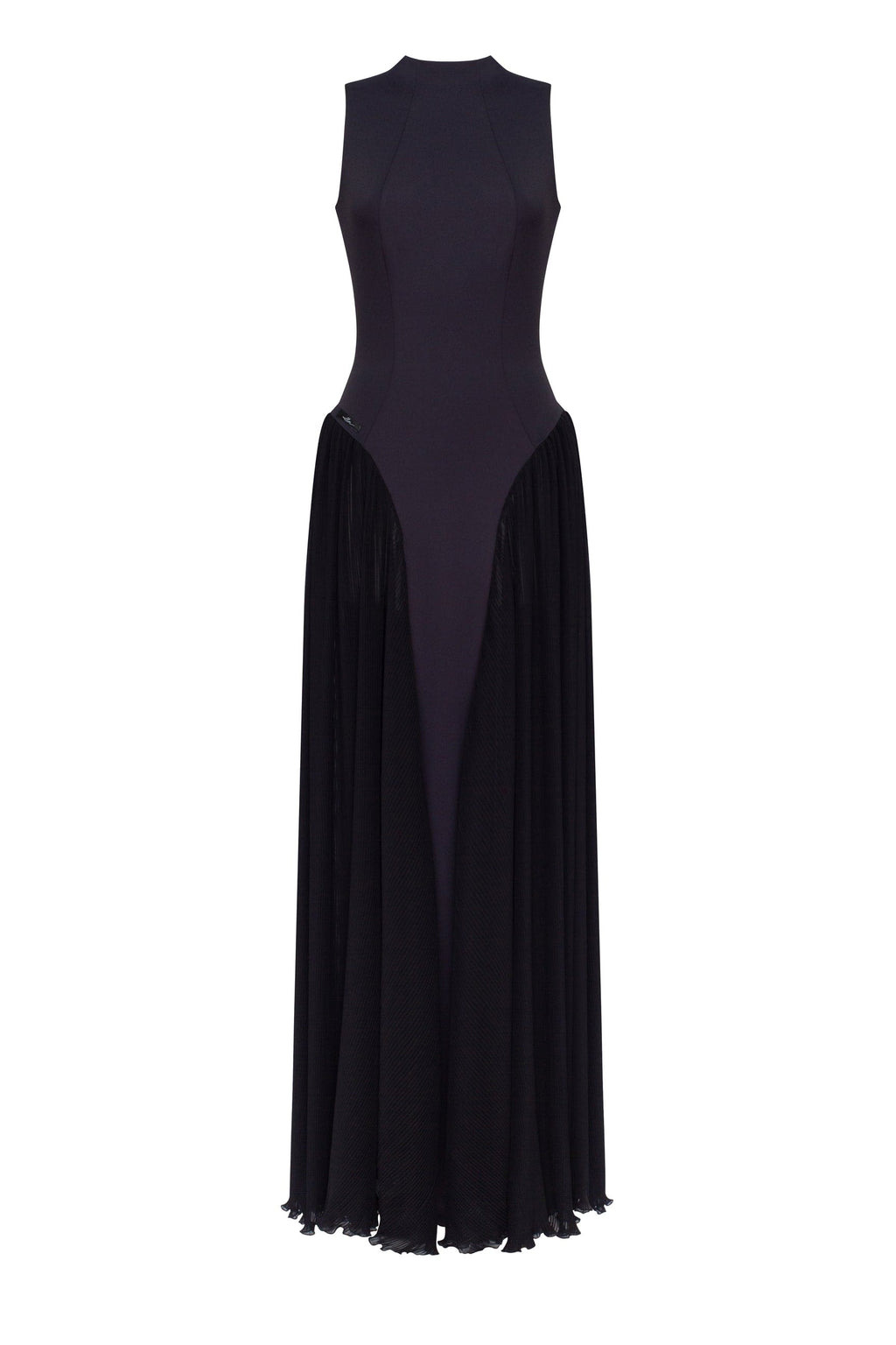 Timeless Elegant Black Chiffon Maxi Dress