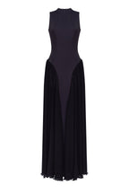 Timeless Elegant Black Chiffon Maxi Dress