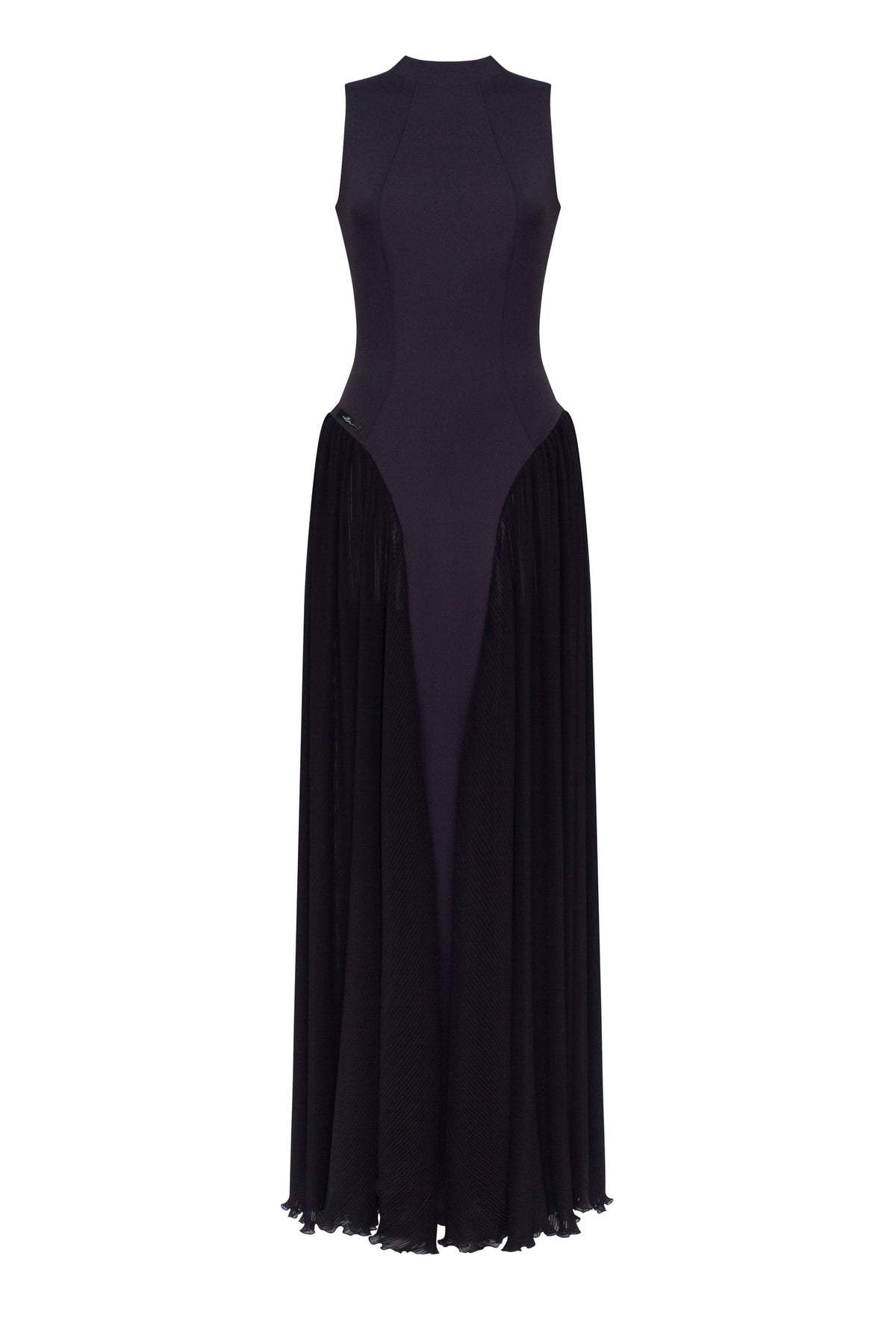Timeless Elegant Black Chiffon Maxi Dress