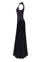 Timeless Elegant Black Chiffon Maxi Dress