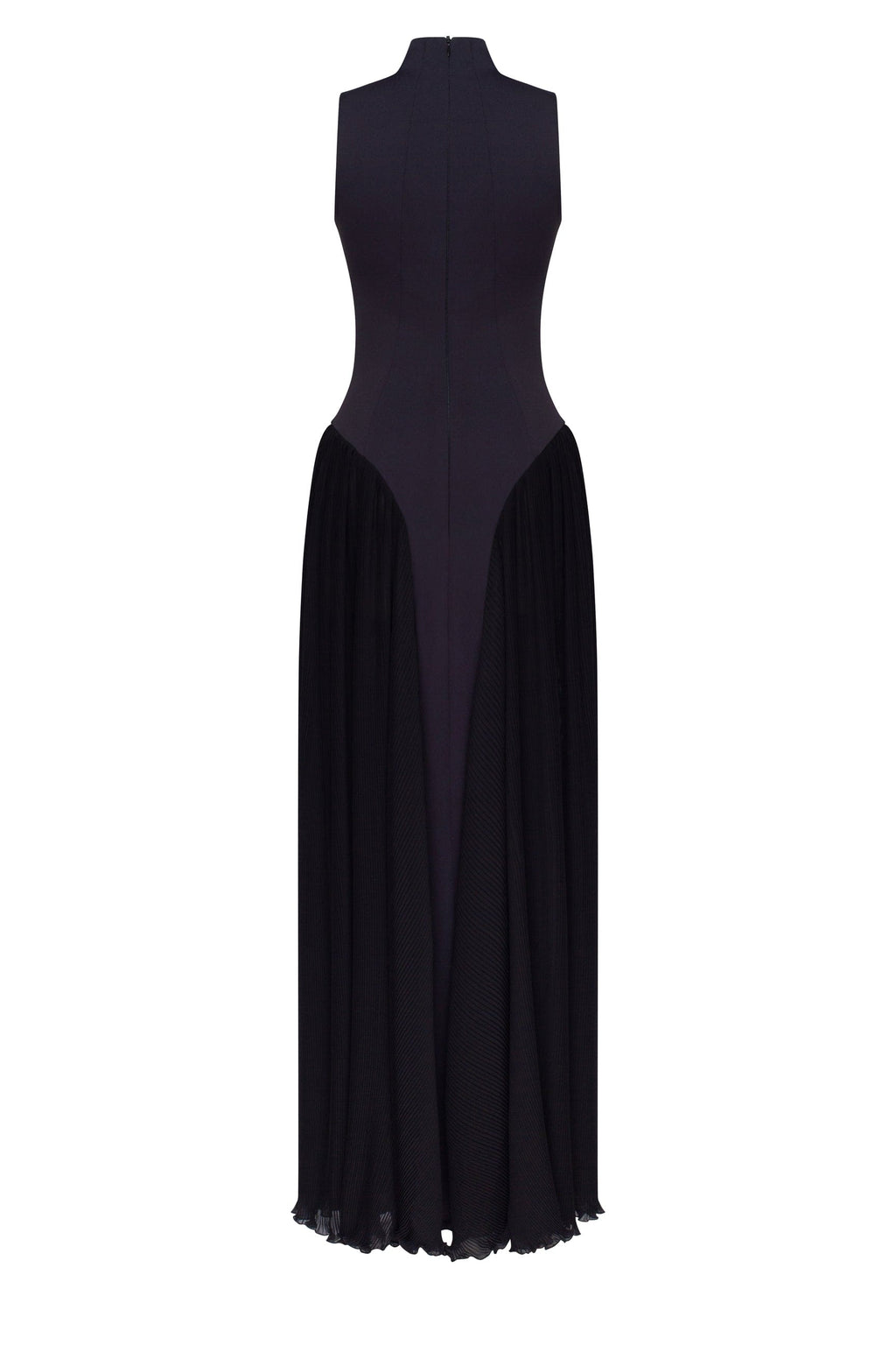 Timeless Elegant Black Chiffon Maxi Dress