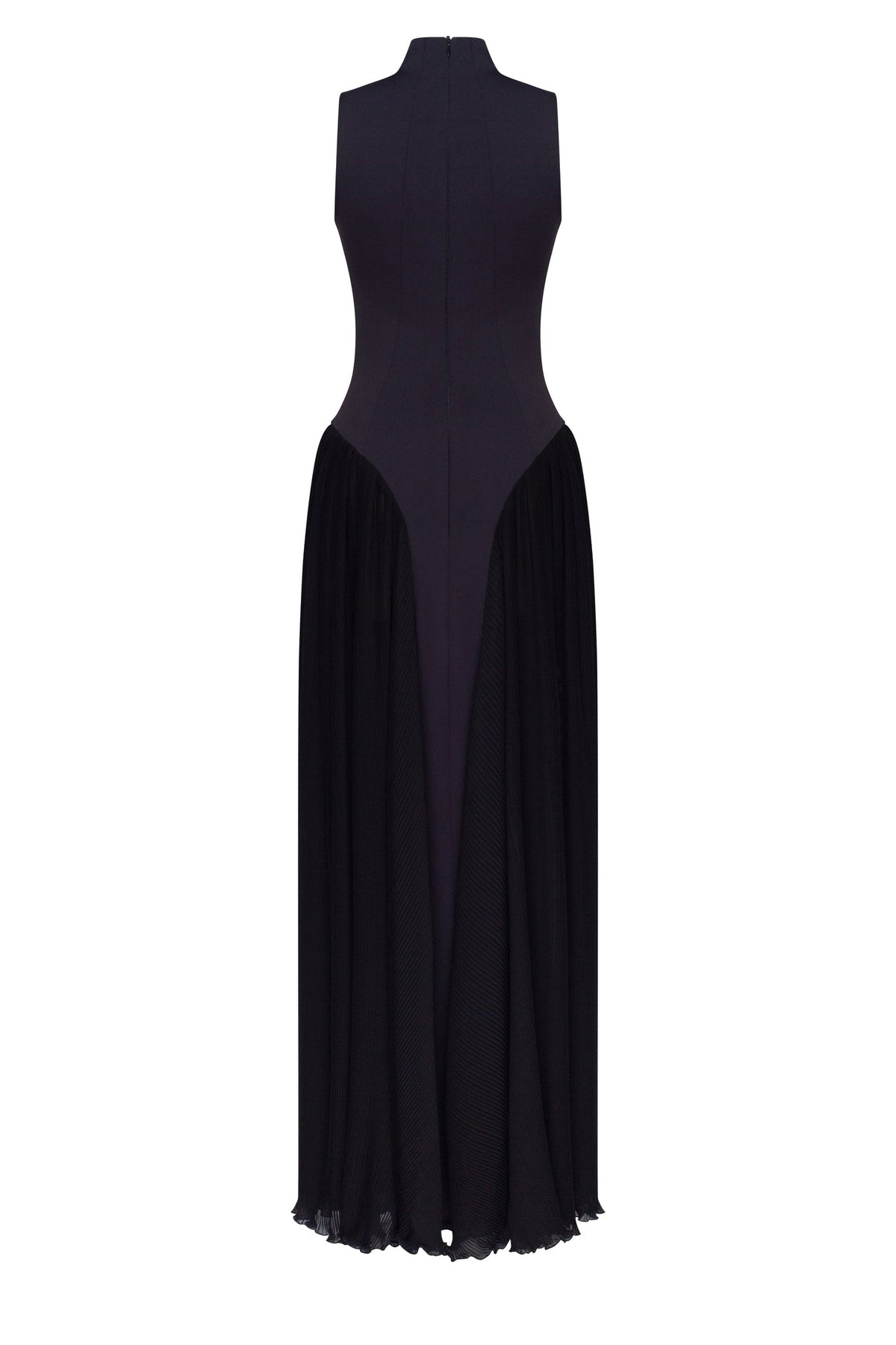 Timeless Elegant Black Chiffon Maxi Dress