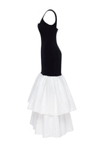 Wide Strap Fitted Detachable Ruffle Dress