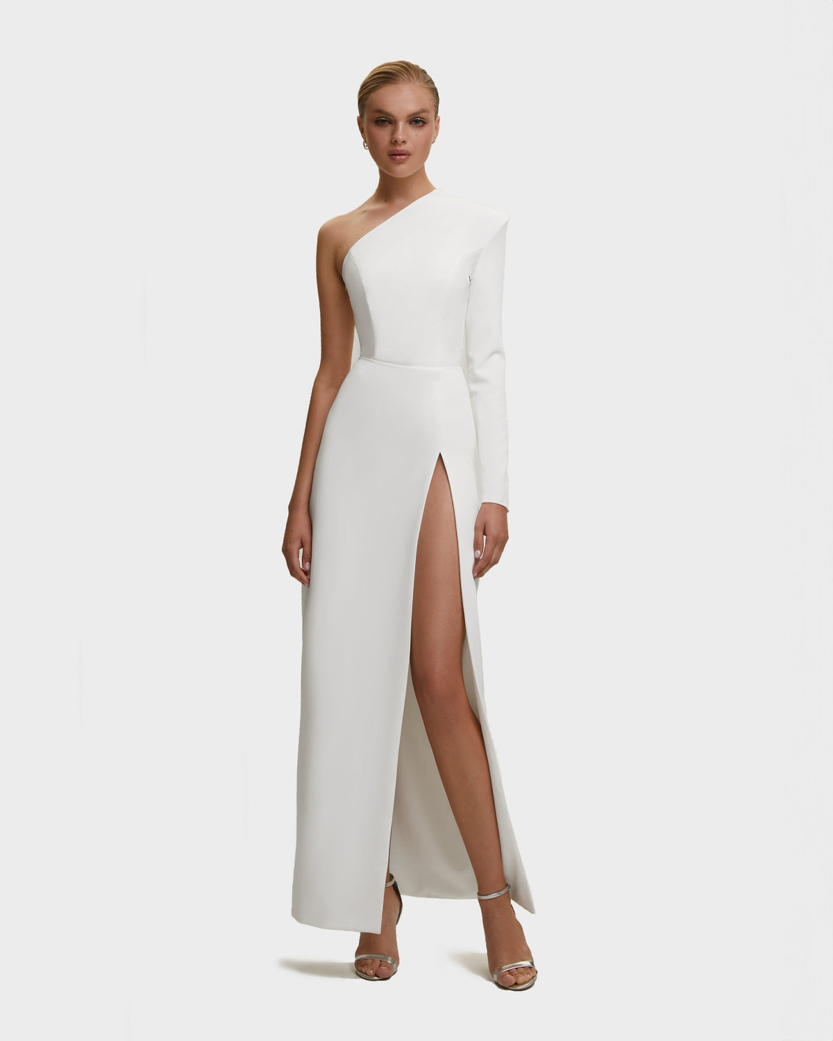 Sharp-Edge-Shoulder Designer Niche Party Dress