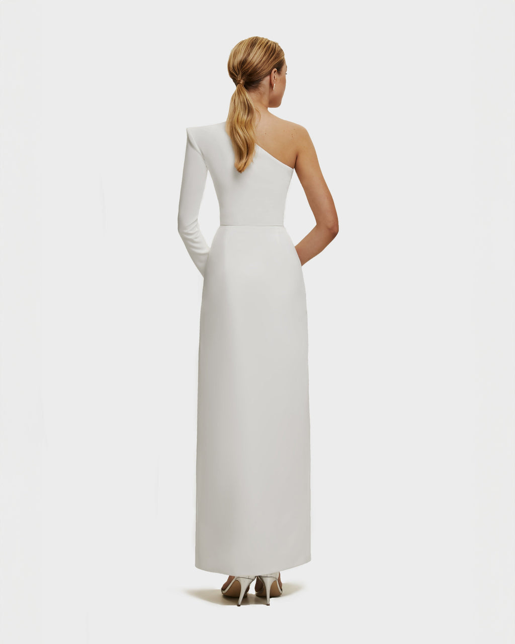 Sharp-Edge-Shoulder Designer Niche Party Dress