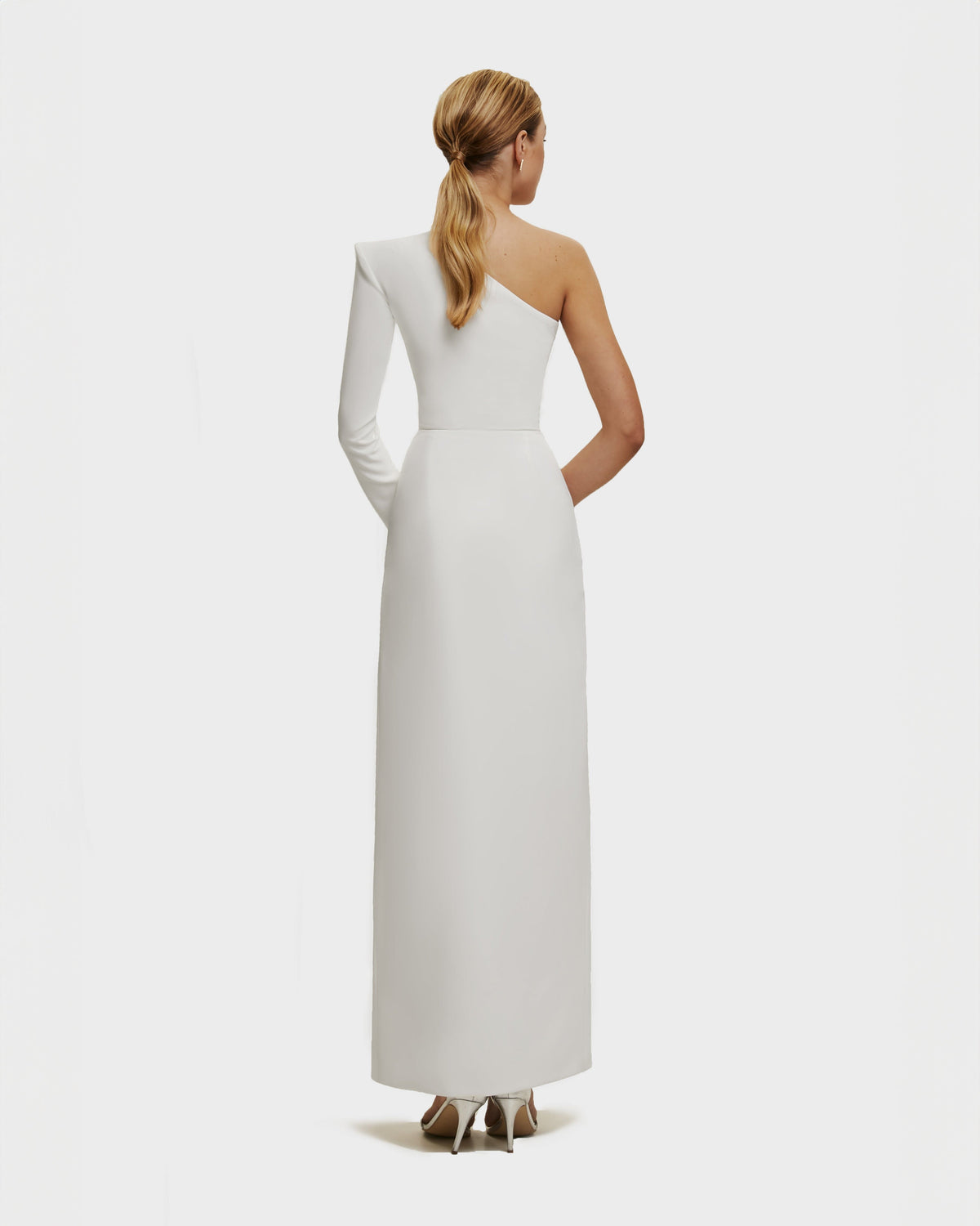 Sharp-Edge-Shoulder Designer Niche Party Dress