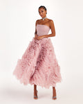 Built-In-Cups Misty-Rose Double-Lining Formal Dress