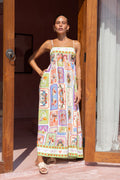 Tarot Multicolour Abstract Maxi Dress