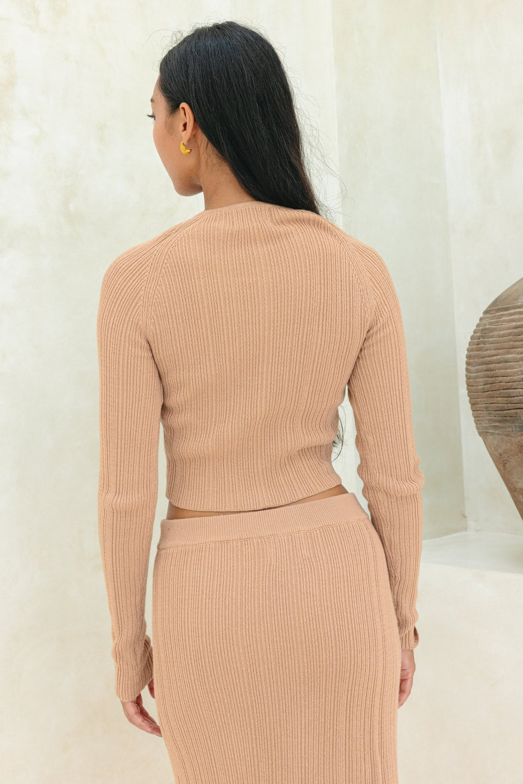 Mocha Knit Maxi Skirt