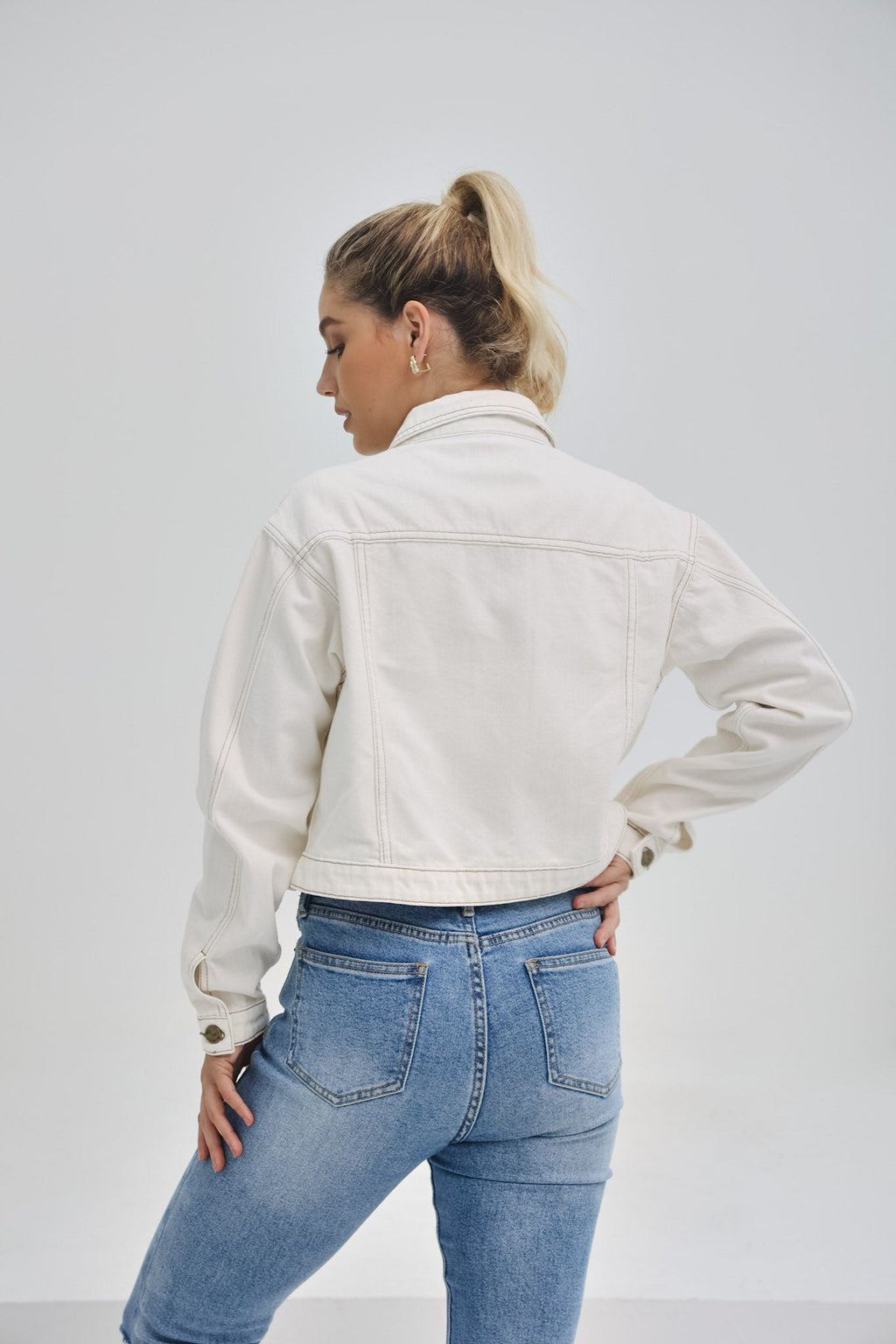 Cropped Denim Jacket