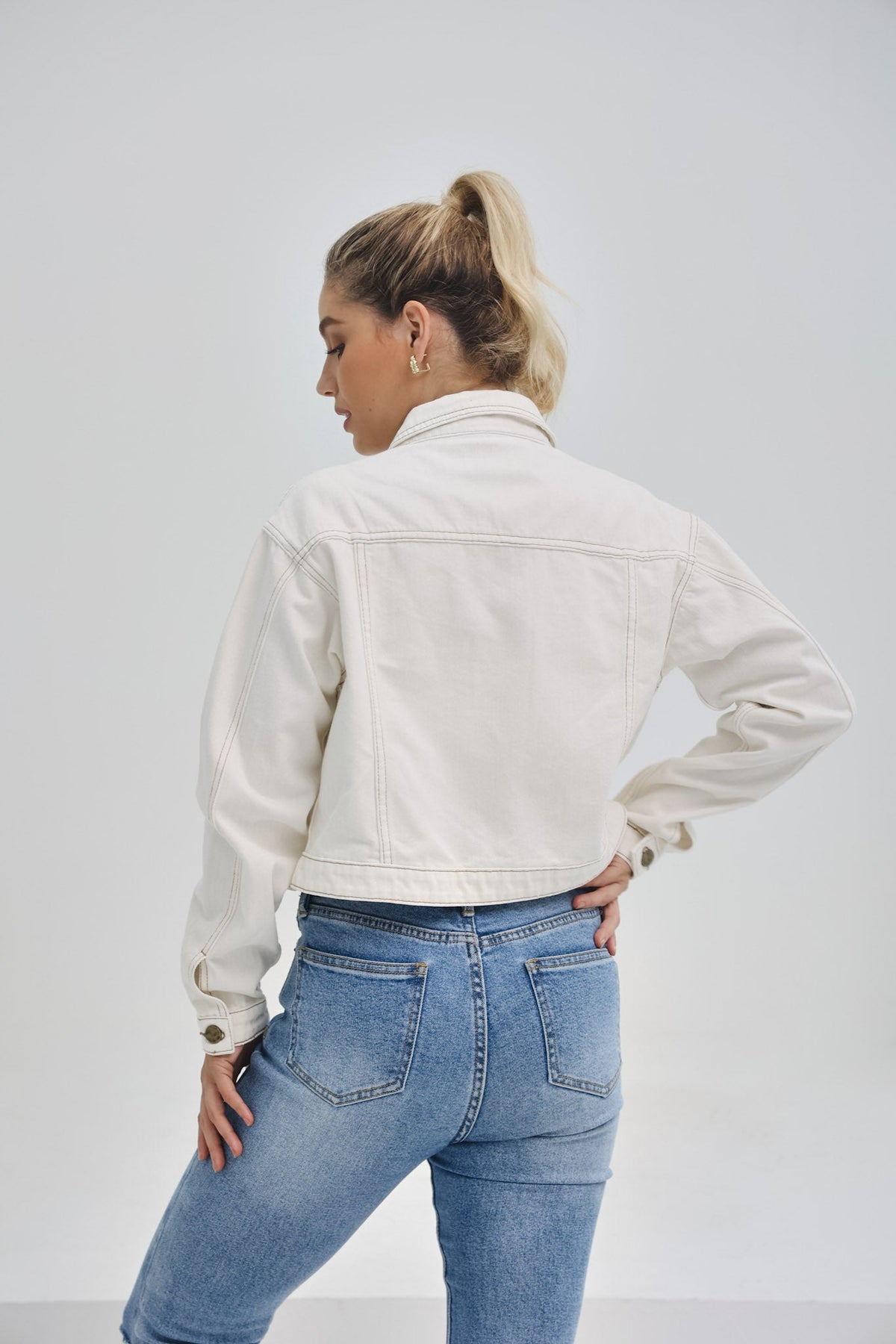 Cropped Denim Jacket